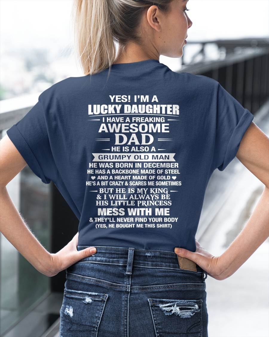 DECEMBER - BEHIND EVERY STRONG GIRL IS AN AWESOME DAD - FROM DAD - TLEE12 (SKU2605-405-12)