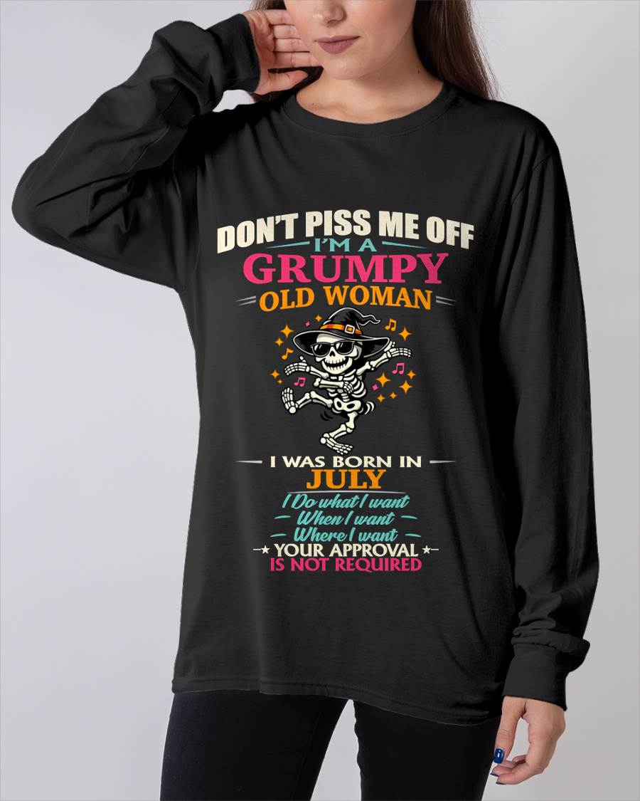 JULY - SASSY INDEPENDENT WOMAN FUNNY QUOTE - FOR WOMEN - TLEE07 (SKU2603-70-07)