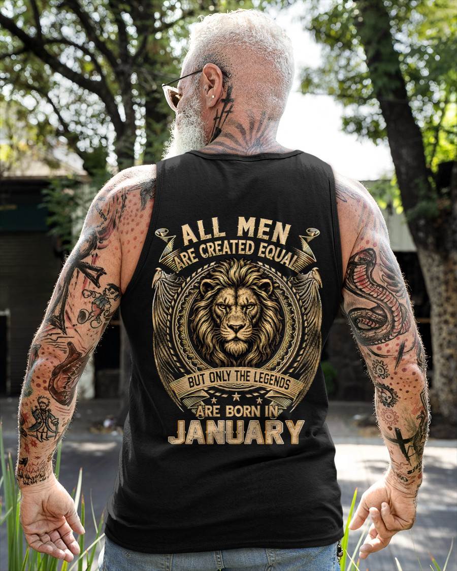 JANUARY BORN LEGEND SHIRT – LION KING - FOR MAN - TLEE01 (SKU2606-177-01)