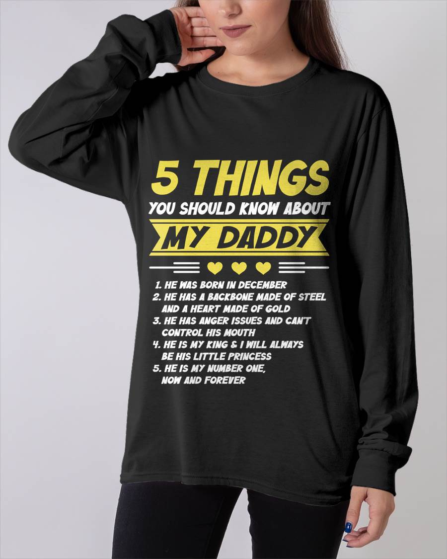 DECEMBER - 5 THINGS YOU SHOULD KNOW ABOUT MY DADDY - FROM DAD - TLEE12 (SKU2606-53-12)