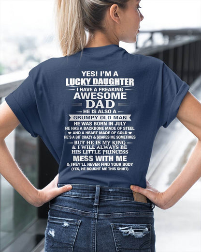 JULY - BEHIND EVERY STRONG GIRL IS AN AWESOME DAD - FROM DAD - TLEE07 (SKU2605-405-07)