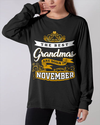 NOVEMBER GRANDMAS ARE THE BEST - FOR WOMEN - TLEE11 (SKU2605-238-11)