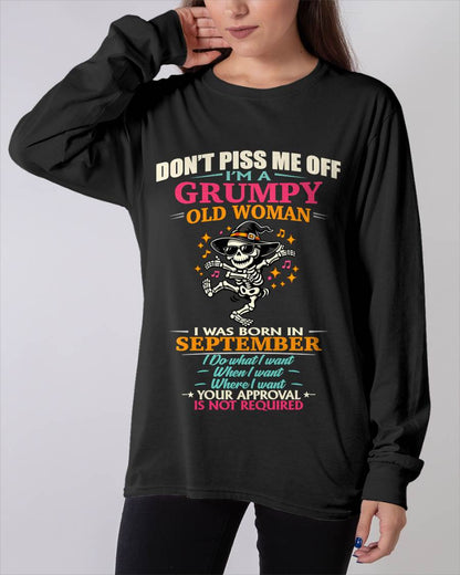 SEPTEMBER - SASSY INDEPENDENT WOMAN FUNNY QUOTE - FOR WOMEN - TLEE09 (SKU2603-70-09)