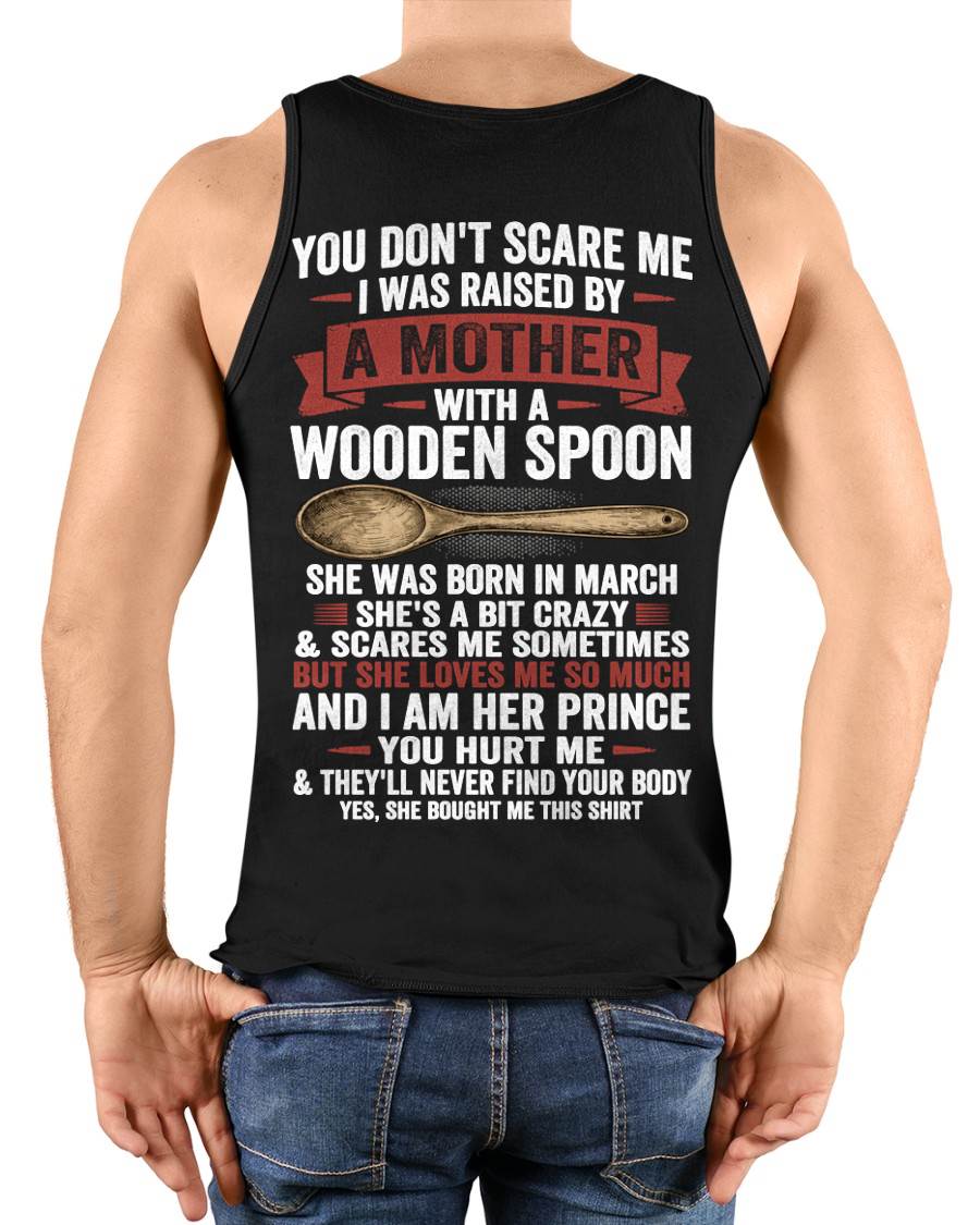 MARCH - SHE RAISED ME STRONG AND FEARLESS - FROM MOM - TLEE03 (SKU2604-85-03)