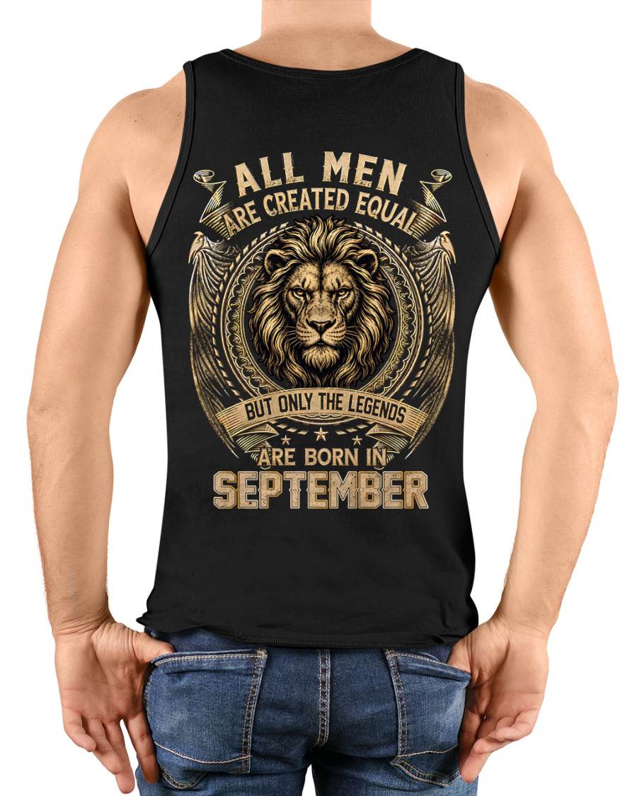 SEPTEMBER BORN LEGEND SHIRT – LION KING - FOR MAN - TLEE09 (SKU2606-177-09)