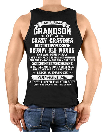 JULY - GRANDSON OF A CRAZY GRANDMA - FROM GRANDMA - TLEE07 (SKU2606-274-07)