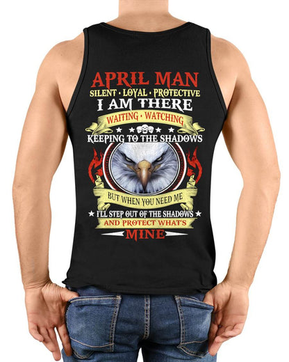 APRIL MAN - SILENT LOYAL PROTECTIVE I AM THERE WAITING WATCHING KEEPING TO THE SHADOWS - FOR MAN - TLEE04 (SKU2602-62-04)