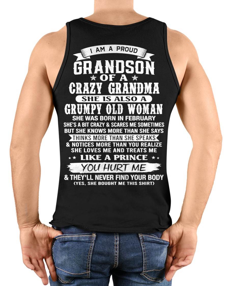 FEBRUARY - GRANDSON OF A CRAZY GRANDMA - FROM GRANDMA - TLEE02 (SKU2606-274-02)
