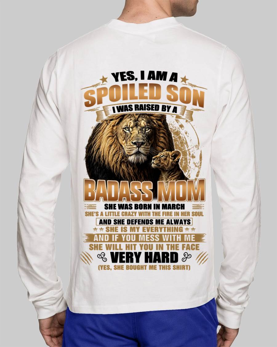 MARCH MOM GIFT FOR SON SHIRT - FROM MOM - TLEE03 (SKU2605-404-03)