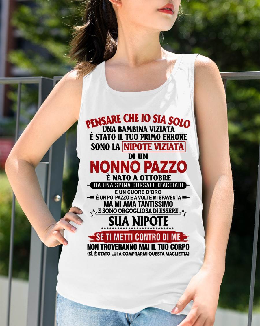 NONNO PAZZO NATO A OTTOBRE - DAL NONNO - TLEE10 (SKU2605-333-10)