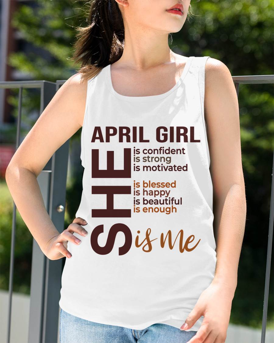 APRIL BORN GIRL – CONFIDENT & STRONG - FOR WOMEN - TLEE04 (SKU2605-04-04)