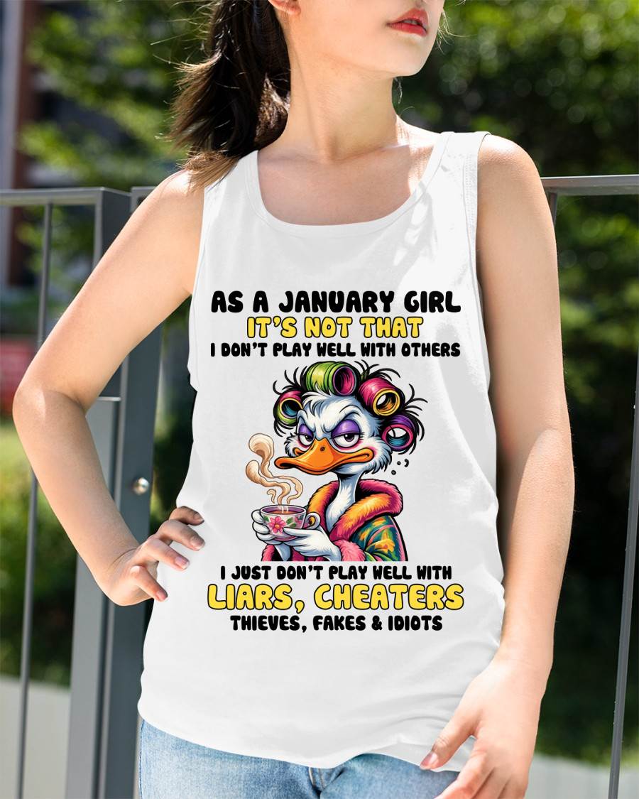 JANUARY GIRL - I PLAY NICE JUST NOT WITH EVERYONE - FOR WOMEN - TLEE01 (SKU2604-27-01)