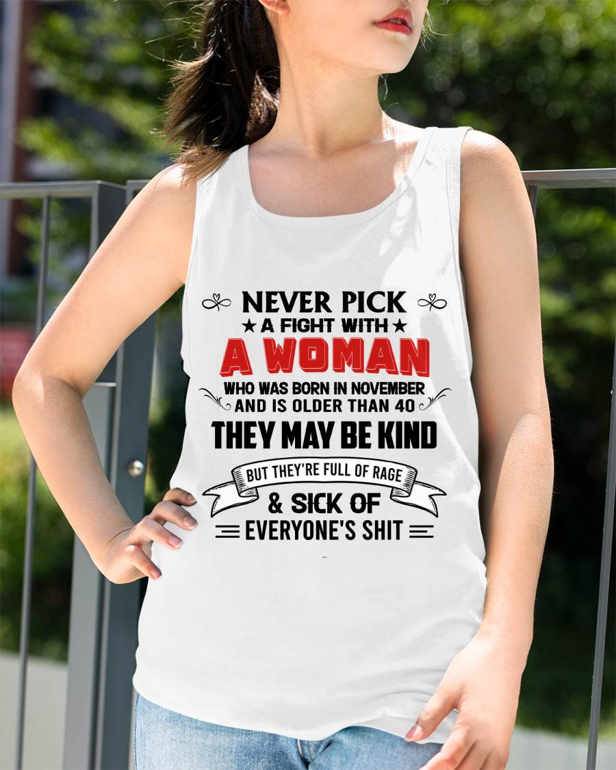 NOVEMBER - I LOOK CALM, BUT I’M DONE EXPLAINING MYSELF - FOR WOMEN - TLEE11 (SKU26T-01304-11)