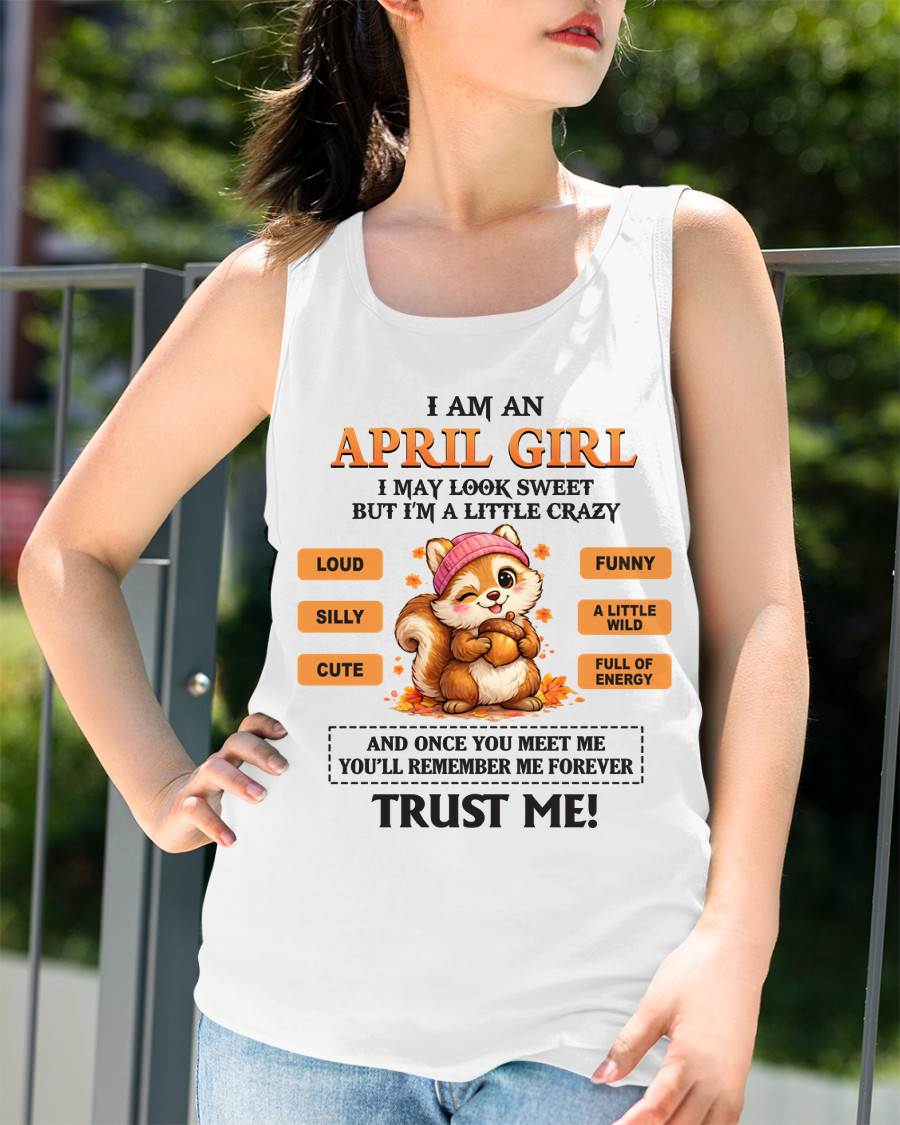 APRIL GIRL - SWEET BUT A LITTLE CRAZY AND FULL OF ENERGY - FOR WOMEN - TLEE04 (SKU2603-126-04)
