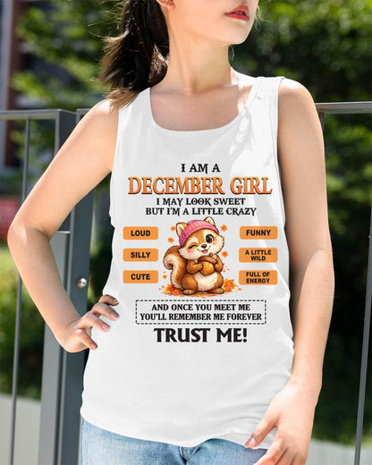 DECEMBER GIRL - SWEET BUT A LITTLE CRAZY AND FULL OF ENERGY - FOR WOMEN - TLEE12 (SKU2603-126-12)