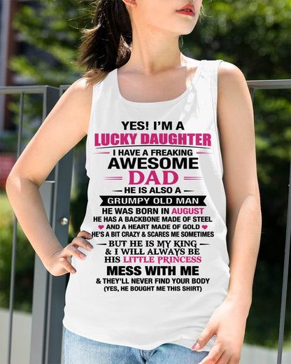 AUGUST - A LUCKY DAUGHTER – DADDY’S LITTLE PRINCESS - FROM DAD - TLEE08 (SKU2604-16-08)