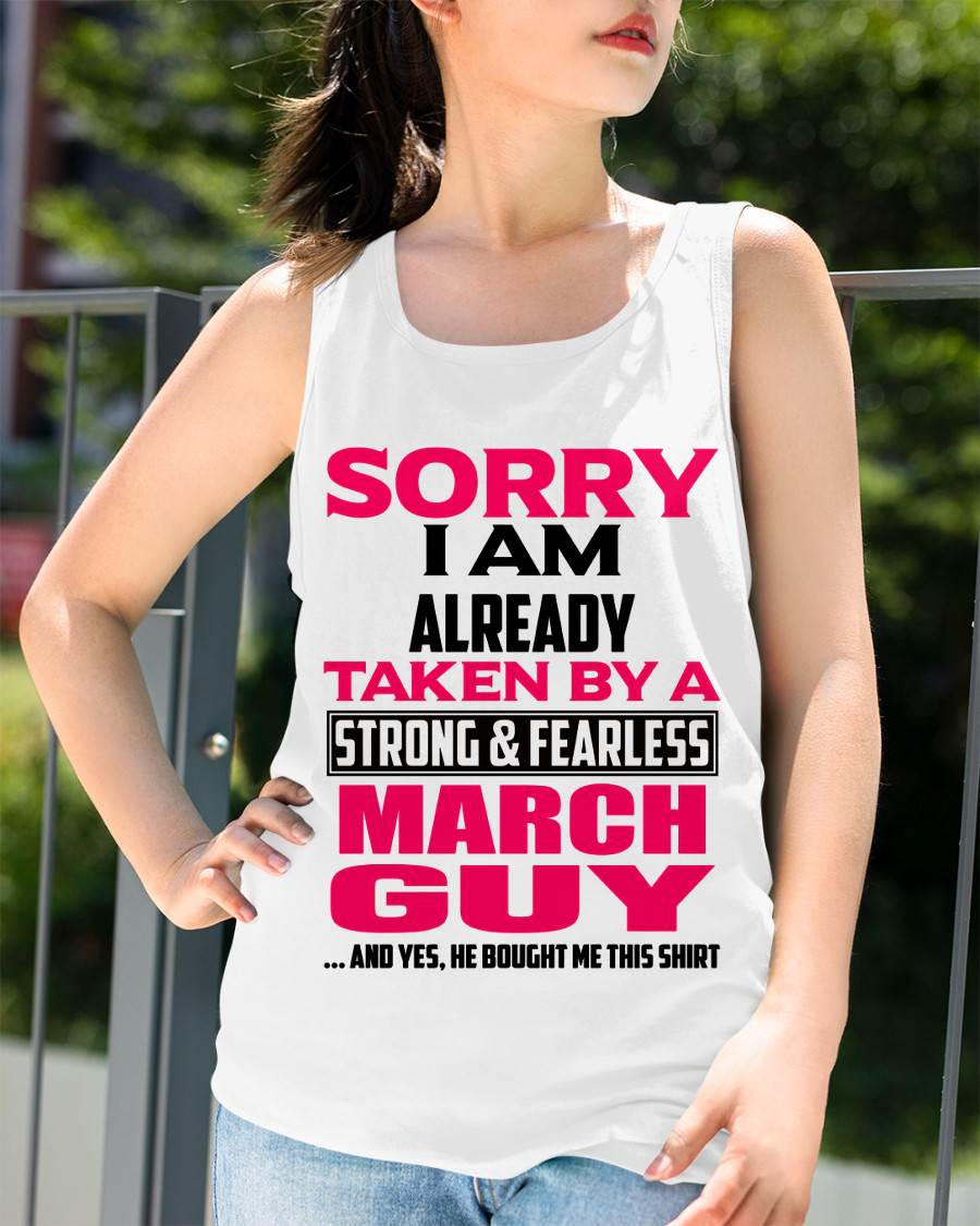 MY MARCH GUY BOUGHT ME THIS SHIRT - FROM HUSBAND - TLEE03 (SKU2605-65-03)