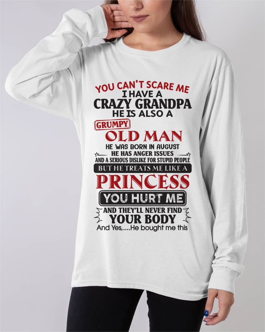AUGUST - YOU CAN'T SCARE ME I HAVE A CRAZY GRANDPA HE IS ALSO A GRUMPY OLD MAN - FROM GRANDPA - TLEE08 (SKU09-143-08)