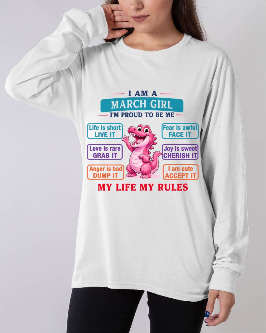 MARCH GIRL – MY LIFE MY RULES - FOR WOMEN - TLEE03 (SKU2604-245-03)