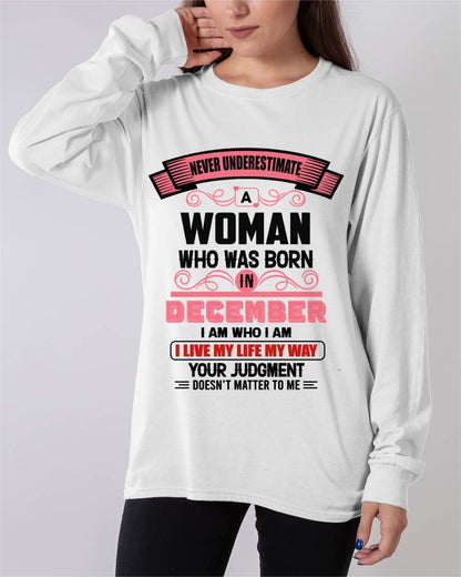 DECEMBER - I AM WHO I AM — CONFIDENT, INDEPENDENT, AND UNAPOLOGETIC - FOR WOMEN - TLEE12 (SKU2602-91-12)