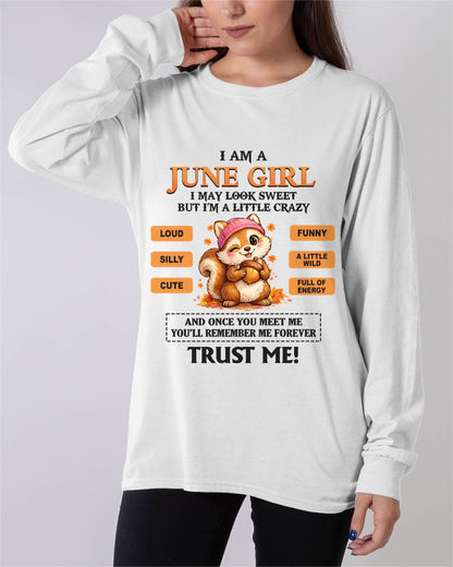 JUNE GIRL - SWEET BUT A LITTLE CRAZY AND FULL OF ENERGY - FOR WOMEN - TLEE06 (SKU2603-126-06)