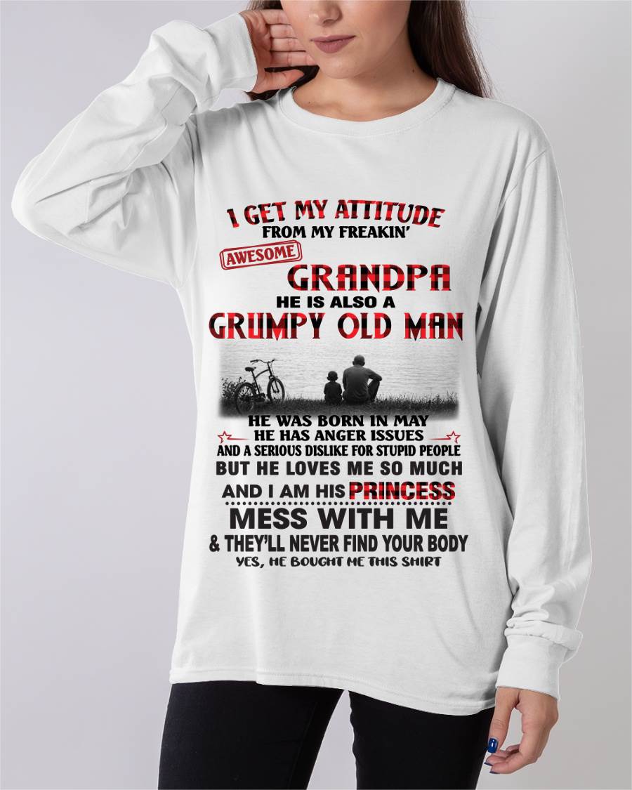 MAY GRANDPA - GRUMPY • AWESOME • PROTECTIVE - FROM GRANDPA - TLEE05 (SKU2605-176-05)
