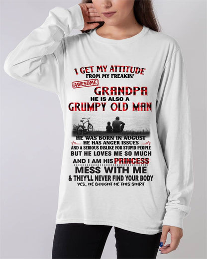 AUGUST GRANDPA - GRUMPY • AWESOME • PROTECTIVE - FROM GRANDPA - TLEE08 (SKU2605-176-08)