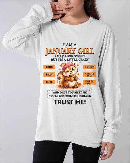 JANUARY GIRL - SWEET BUT A LITTLE CRAZY AND FULL OF ENERGY - FOR WOMEN - TLEE01 (SKU2603-126-01)