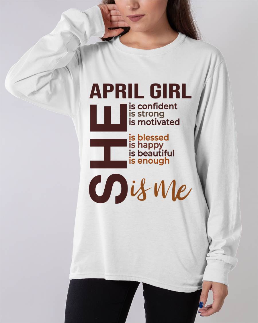 APRIL BORN GIRL – CONFIDENT & STRONG - FOR WOMEN - TLEE04 (SKU2605-04-04)