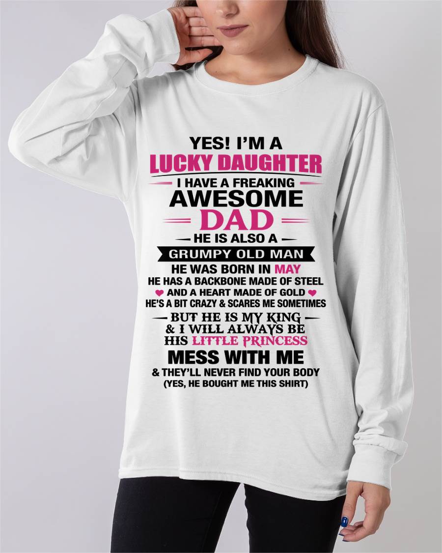 MAY - A LUCKY DAUGHTER – DADDY’S LITTLE PRINCESS - FROM DAD - TLEE05 (SKU2604-16-05)