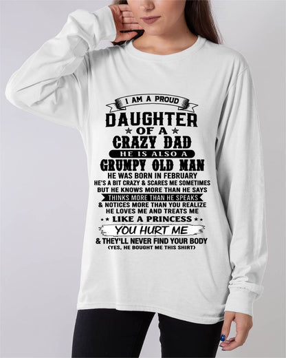 FEBRUARY - PROUD DAUGHTER OF DAD - FROM DAD - TLEE02 (SKU2606-209-02)