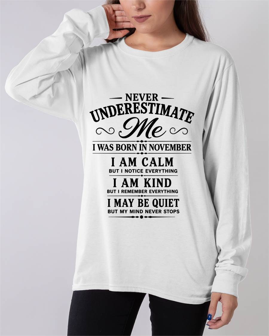 NOVEMBER GIRL : CALM, KIND, UNFORGETTABLE - FOR WOMEN - TLEE11 (SKU2606-139-11)