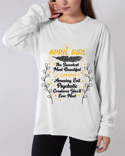APRIL GIRL – SWEET, BEAUTIFUL & A LITTLE PSYCHOTIC - FOR WOMEN - TLEE04 (SKU2603-297-04)