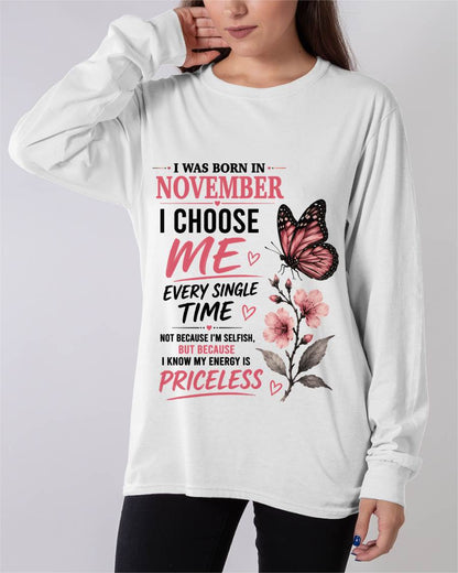 NOVEMBER QUEEN – I CHOOSE ME EVERY SINGLE TIME - FOR WOMEN - TLEE11 (SKU2606-02-11)