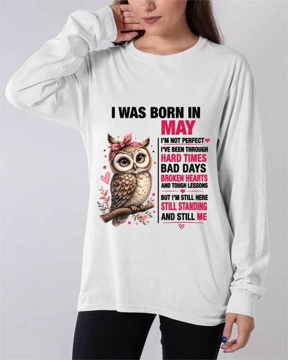 BORN IN MAY – STILL HERE, STILL STANDING - FOR WOMEN - TLEE05 (SKU2605-152-05)