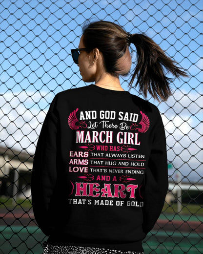 MARCH GIRL – EARS THAT LISTEN ARMS THAT HUG LOVE NEVER ENDING HEART OF GOLD - FOR WOMEN - TLEE03 (SKU09-75-03)