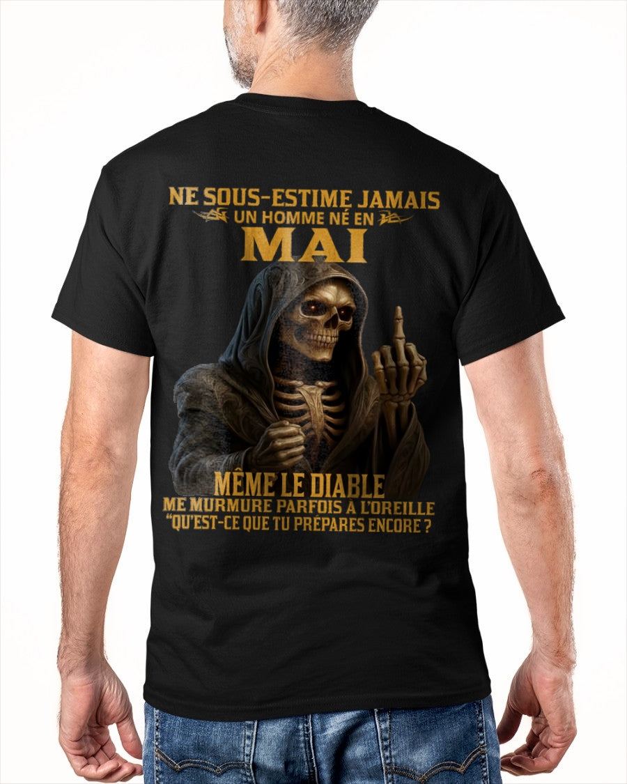 NE SOUS-ESTIME JAMAIS UN HOMME NÉ EN MAI Fr05 TLEE05 male (SKU12-305-05)