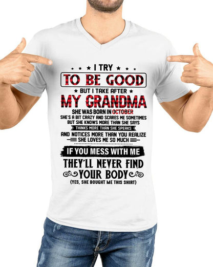 OCTOBER - I TRY TO BE GOOD BUT I TAKE AFTER MY GRANDMA - FROM GRANDMA - TLEE10 (SKU07-102-10)