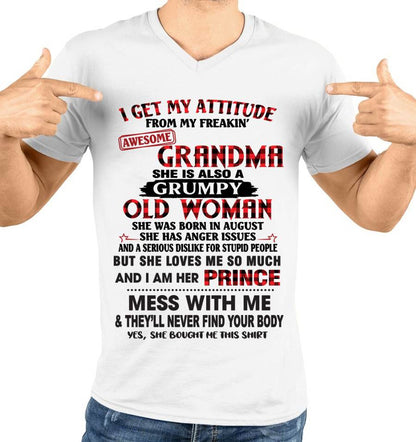 AUGUST - I GET MY ATTITUDE FROM MY FREAKIN’ AWESOME GRANDMA - FROM GRANDMA - TLEE08 (SKU2603-157-08)