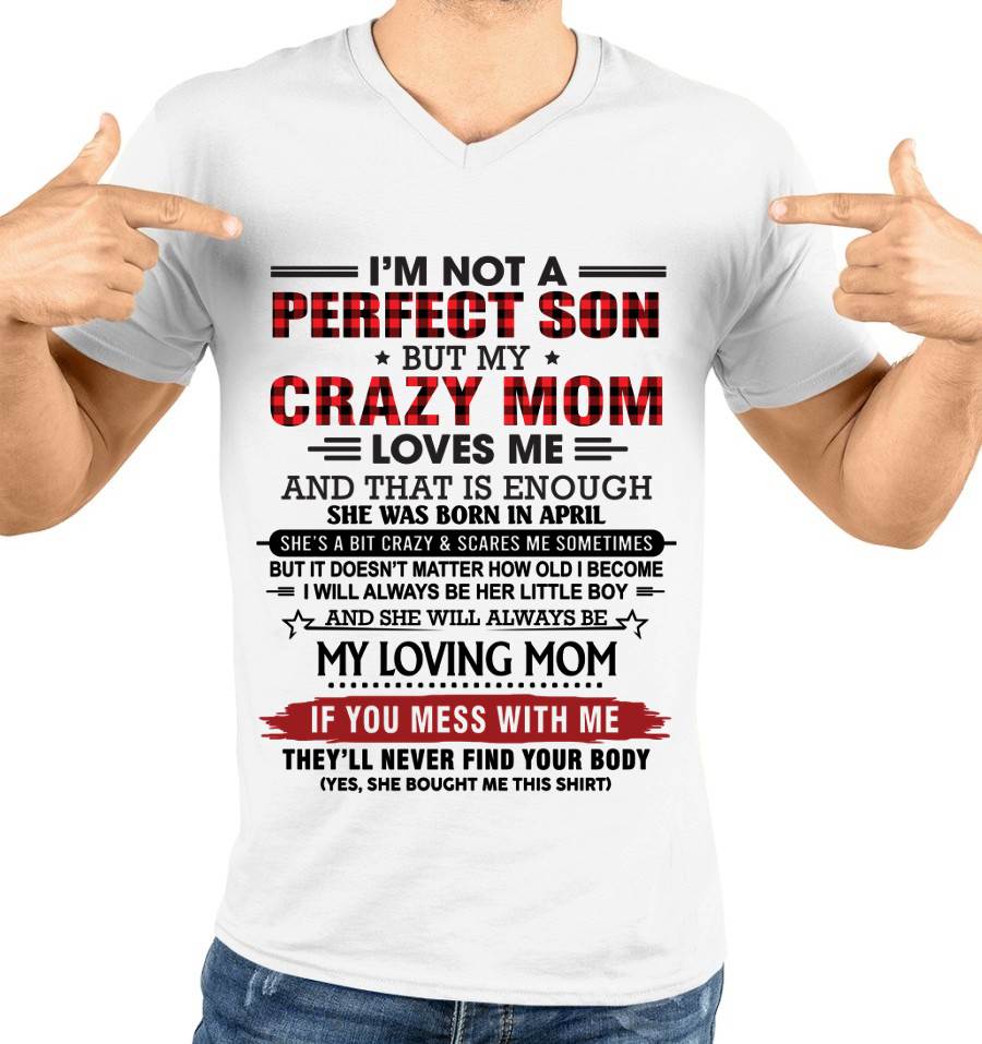 APRIL - NO MATTER HOW OLD I GET, I’LL ALWAYS BE MY MOM’S LITTLE BOY - FROM MOM - TLEE04 (SKU2602-59-04)