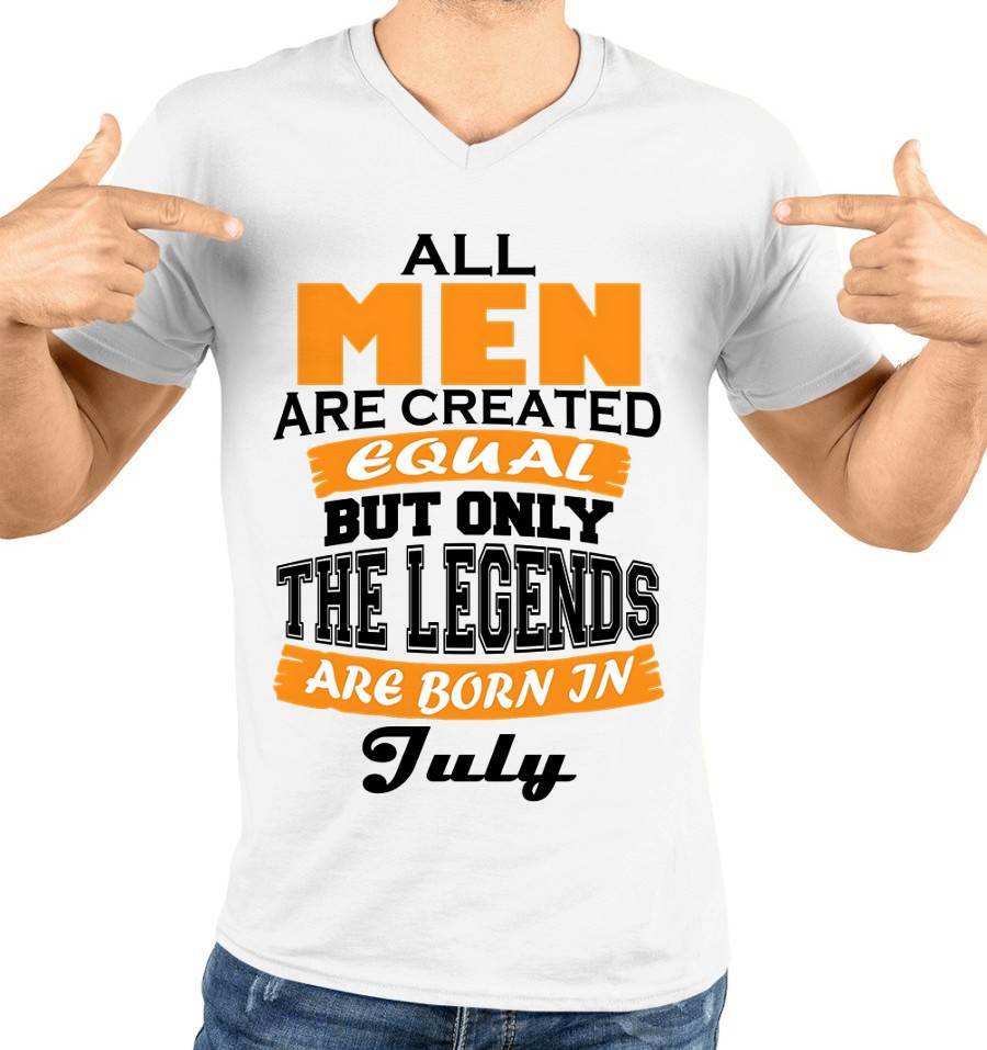 JULY BORN – ONLY LEGENDS ARE CREATED - FOR MAN - TLEE07 (SKU2606-281-07)