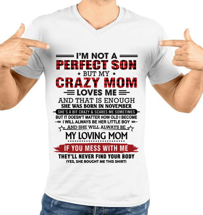 NOVEMBER - NO MATTER HOW OLD I GET, I’LL ALWAYS BE MY MOM’S LITTLE BOY - FROM MOM - TLEE11 (SKU2602-59-11)