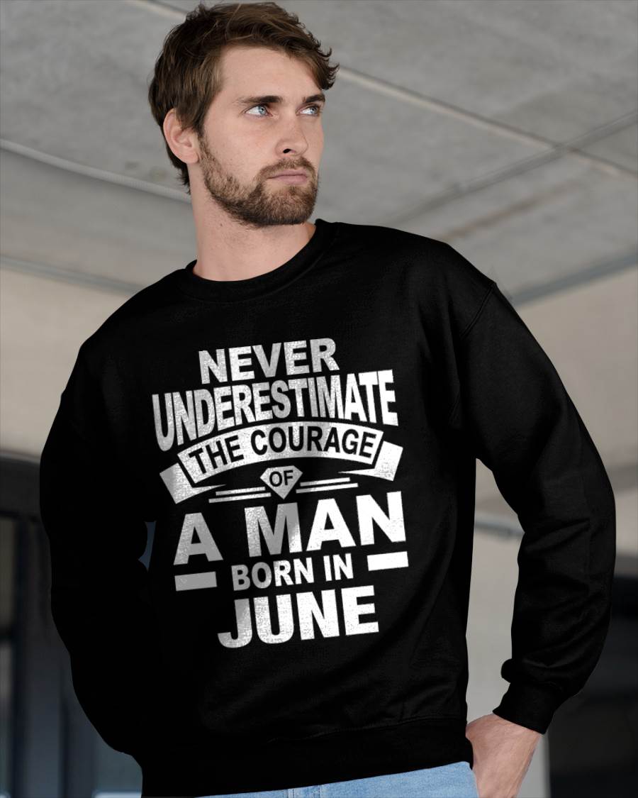 JUNE BORN MAN : COURAGE STRENGTH & PRIDE - FOR MAN - TLEE06 (SKU2606-126-06)