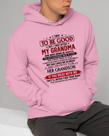 MARCH - I TRY TO BE GOOD BUT I TAKE AFTER MY GRANDMA - FROM GRANDMA - TLEE03 (SKU26T-01289-03)