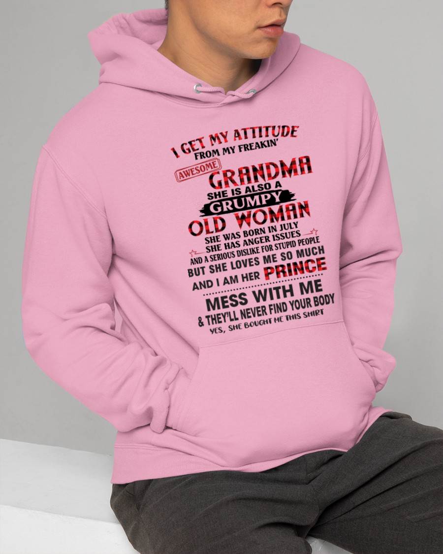 JULY - I GET MY ATTITUDE FROM MY FREAKIN’ AWESOME GRANDMA - FROM GRANDMA - TLEE07 (SKU2603-157-07)