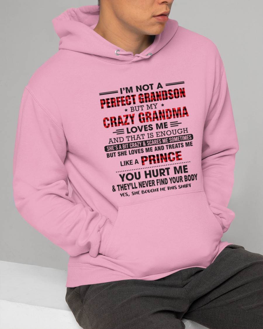 PROUD GRANDSON OF A CRAZY GRANDMA - FROM GRANDMA - TLEE00 (SKU2603-71-00)