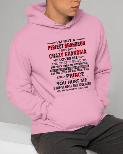 NOVEMBER - PROUD GRANDSON OF A CRAZY GRANDMA - FROM GRANDMA - TLEE11 (SKU2603-71-11)