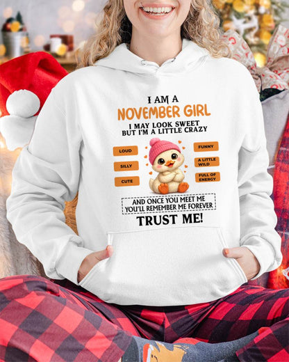 NOVEMBER GIRL - SWEET, LOUD, AND A LITTLE WILD, FULL OF LIFE AND ENERGY - FOR WOMEN - TLEE11 (SKU2603-200-11)