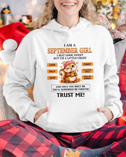 SEPTEMBER GIRL - SWEET BUT A LITTLE CRAZY AND FULL OF ENERGY - FOR WOMEN - TLEE09 (SKU2603-126-09)