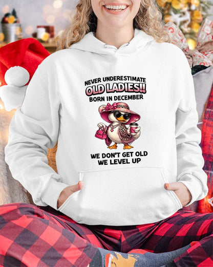 DECEMBER LADIES – WE DON’T GET OLD, WE LEVEL UP - FOR WOMEN - TLEE12 (SKU2604-35-12)
